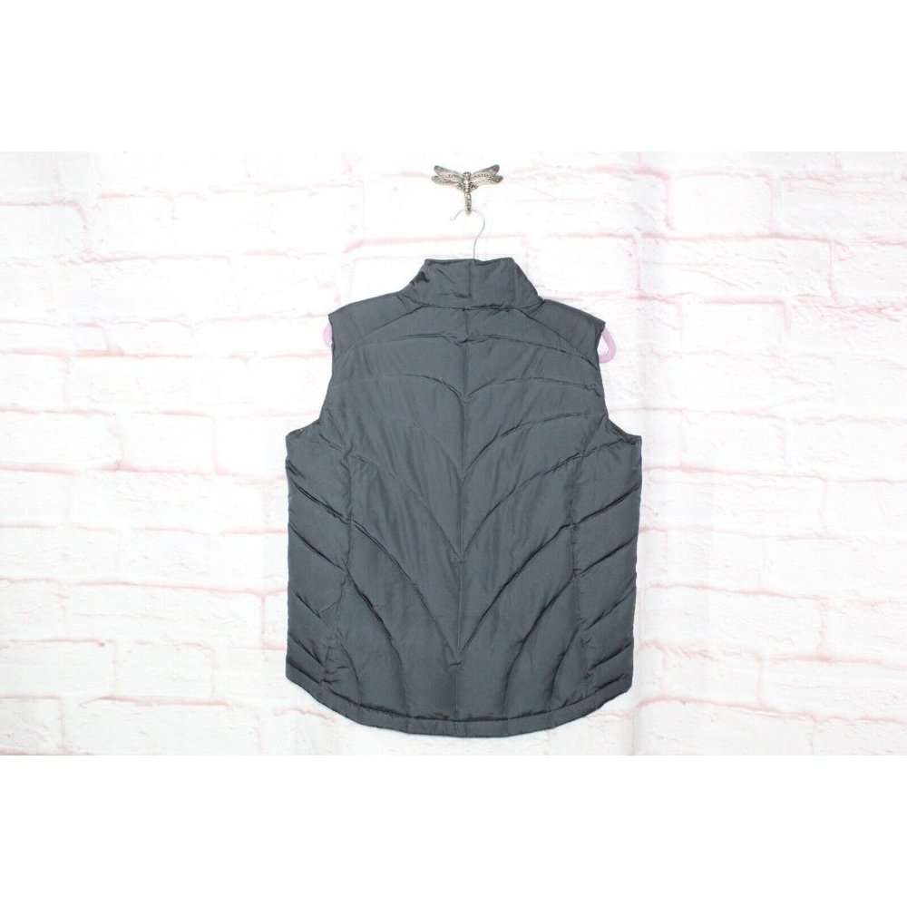 Cabela's Goose Black Full Zip Front Pockets Down Puffer Vest Size Medium - Picture 8 of 9